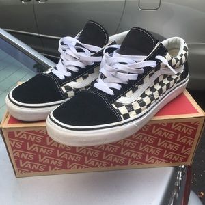 MEN’S VANS OLD SKOOL CHECKERBOARD